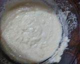A picture of step 2 of Eggless rava cake.