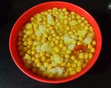 A picture of step 1 of Chorbi Diye Ghoogni (Watana Sabzi Using Mutton Fats).