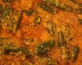 A picture of step 4 of Restaurant Style Bhindi masala - vegan.