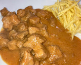 Foto del paso 12 de la receta: Carne en salsa estilo granadino con patatas paja