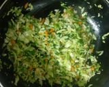 A picture of step 3 of Vegetable fried rice.