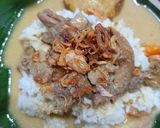 Foto langkah ke 7 dari resep Nasi Gandul Khas Pati Jawa Tengah.