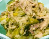 Foto del paso 6 de la receta: SALTEADO DE POLLO, ZAPALLITOS Y SALSA BLANCA 🙌🏼😋👏🤩