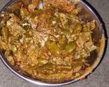 A picture of step 3 of Flat beans bhaji (sharvan ghevda).