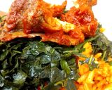 A picture of step 2 of Leafy Greens Jollof Rice.