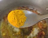 A picture of step 8 of Shola - The blend of Spinach and Lentils.