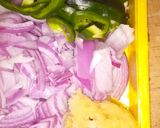 A picture of step 3 of Masala chips.