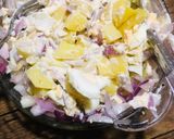 A picture of step 1 of Simple Potato salad🥔🍽🧅🥚.