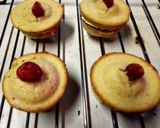 A picture of step 3 of Classic Victoria sponge mini cakes.