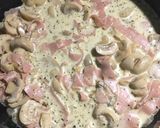 Foto del paso 3 de la receta: Salsa de champiñones con jamón