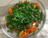 A picture of step 6 of Veggie roll.