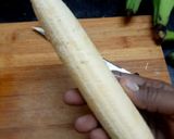 A picture of step 1 of Nendran chips.