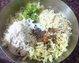 A picture of step 2 of Farali chilla.