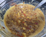 Foto del paso 4 de la receta: Tortilla de patata con morcilla y pimiento rojo