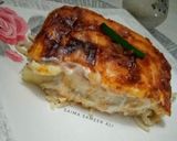 A picture of step 6 of Spaghetti cheese casserole.