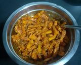 A picture of step 2 of Red Carrot Pickle.