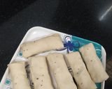 A picture of step 4 of Vegetable spring rolls🤞☺️.