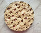 Epres-rebarbarás, teljes kiőrlésű pite recept fázis 6 fotója