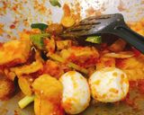 Foto langkah ke 3 dari resep Telur Tahu Kentang Balado.