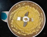 A picture of step 3 of Moong dal Pizza.
