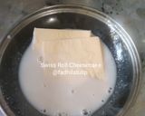 Foto langkah ke 1 dari resep Swiss roll cheesecake (gluten-free & 2 telur).