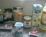 Foto del paso 1 de la receta: Bizcocho o barritas energéticas de avena, coco y frutos secos