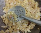A picture of step 1 of Masala pav.