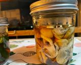 รูปขั้นตอนการทำที่ 2 ของ เห็ดฟางดอง และพริกชี้ฟ้าดอง🌶️🍄