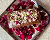 A picture of step 5 of Pistachio cake eggless.