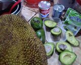 Foto langkah ke 1 dari resep Es Teler Jelly.