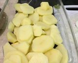 Foto del paso 1 de la receta: Papas con pollo al horno