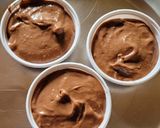 A picture of step 3 of Banana chocolate tortino(Italian dessert).