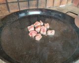 A picture of step 1 of Paella with Vegetables and Pork Ribs.