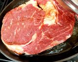 A picture of step 2 of My Sizzling Steak in a BBQ whiskey Sauce. 🤗🤗.