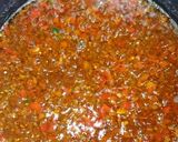A picture of step 5 of Chilli garlic oil.