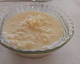 A picture of step 5 of Arroz con Leche.