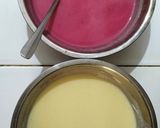 Foto langkah ke 4 dari resep Puding Roti Tawar Merah Putih.