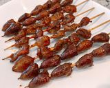 Hình bước làm 2 của món Tim - Mề Gà Nướng Mật Ong
