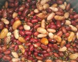 A picture of step 1 of Dal makhni.