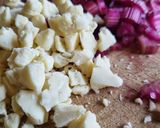 Foto del paso 1 de la receta: Galletas de ruibarbo y chocolate blanco
