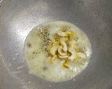 A picture of step 2 of Ven Pongal (Khara Pongal).
