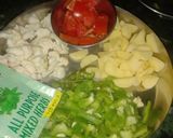 A picture of step 1 of Veg Biryani.