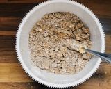 Foto langkah ke 1 dari resep Healthy Coffee muesli Cookies #TanzaniaMuriba #StarbucksReserve coffee beans.