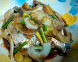 Hình bước làm 2 của món Cá hấp nước tương