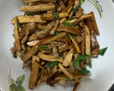 豆乾蔥爆肉絲的食譜步驟6照片