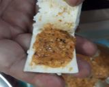 A picture of step 2 of Sandwich paneer pakoda.