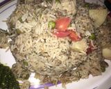 A picture of step 10 of Vegetables rice.