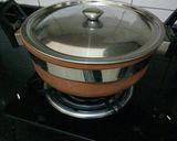 A picture of step 3 of Mint pulav.