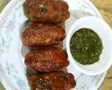 A picture of step 1 of Galawat ke kabab.