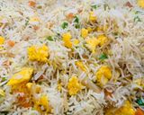 A picture of step 9 of Sizzling Garlic burnt fried rice with chicken Manchurian.